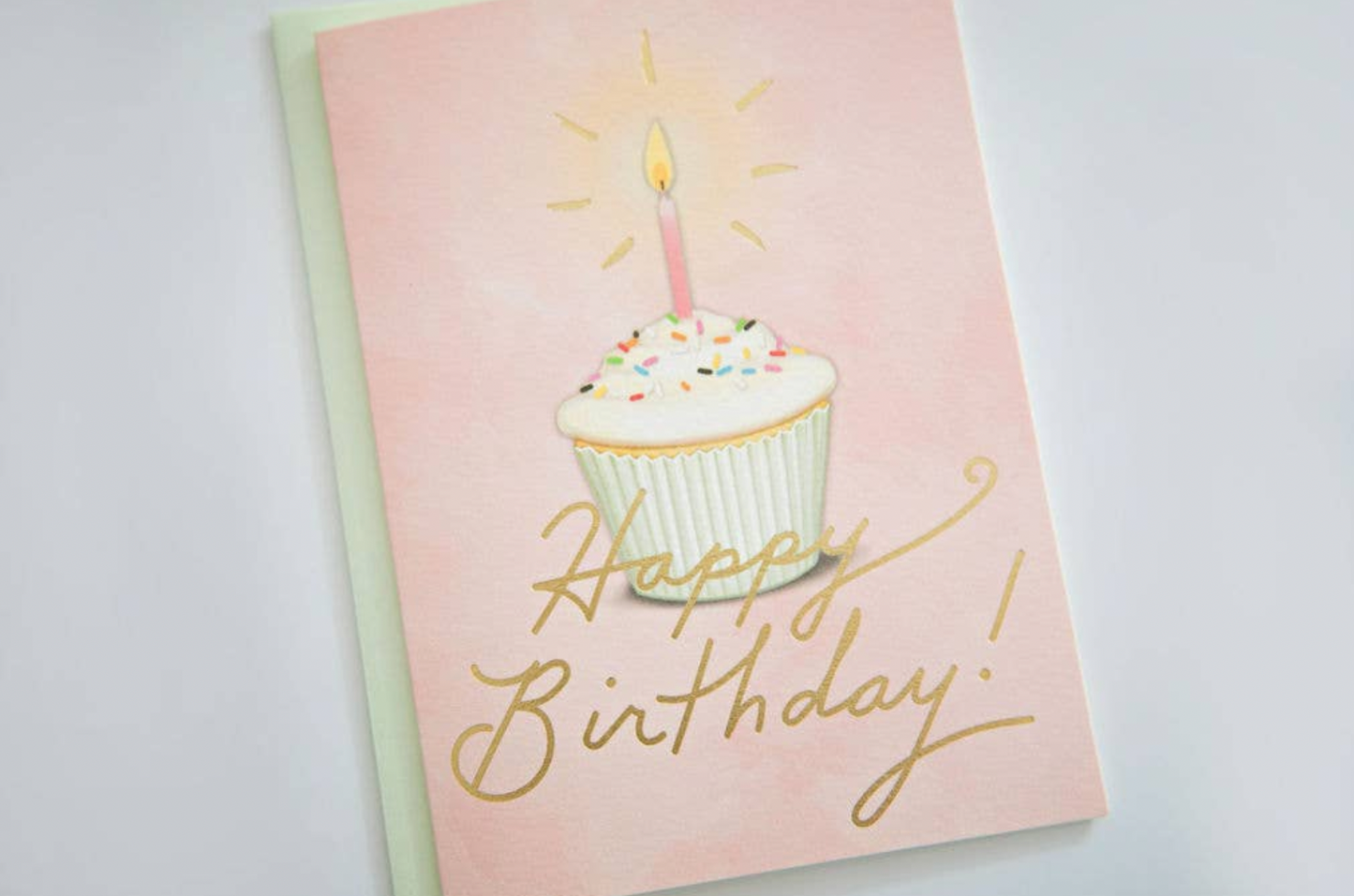 Golden Birthday Card