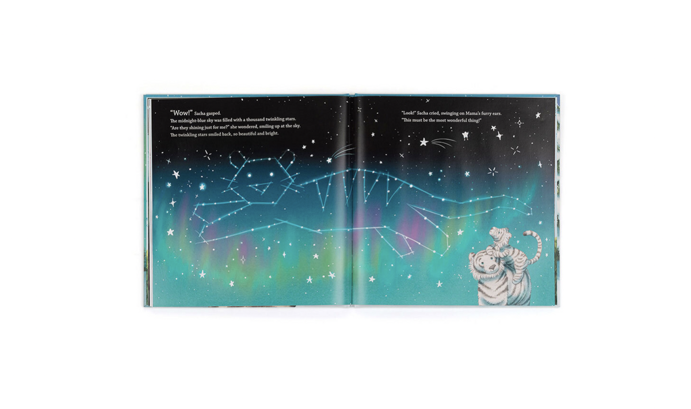 Sacha Snow Tiger Book