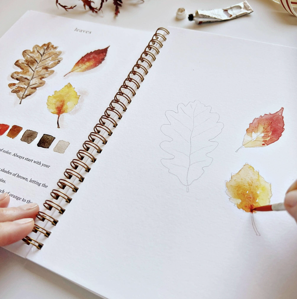 Autumn Watercolor Workbook