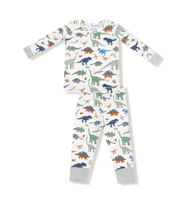 Washy Dinos Long Sleeve Pajamas