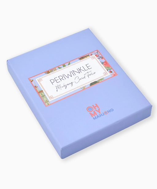 Periwinkle Mahjong Card Folio