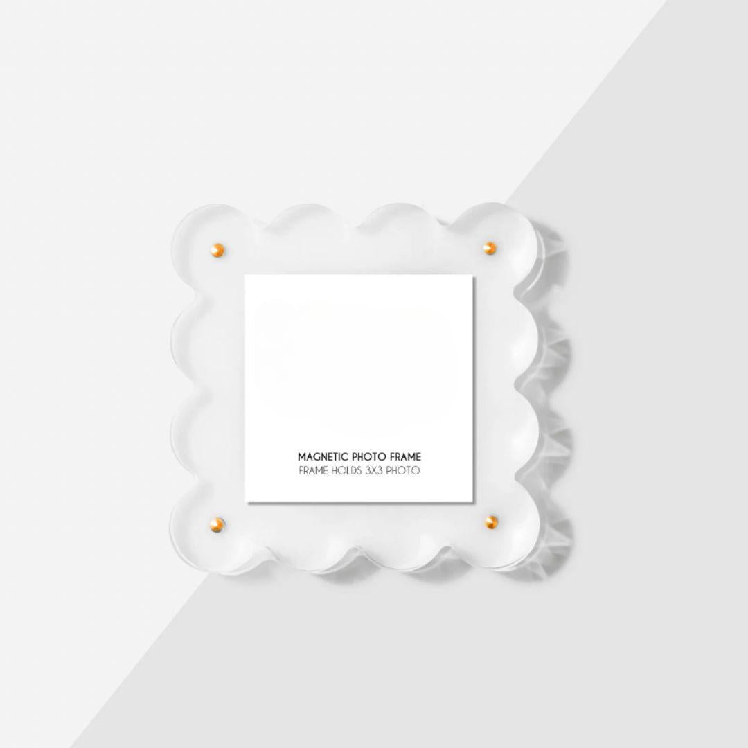 Rectangle Scalloped Acrylic Picture Frame main image 1