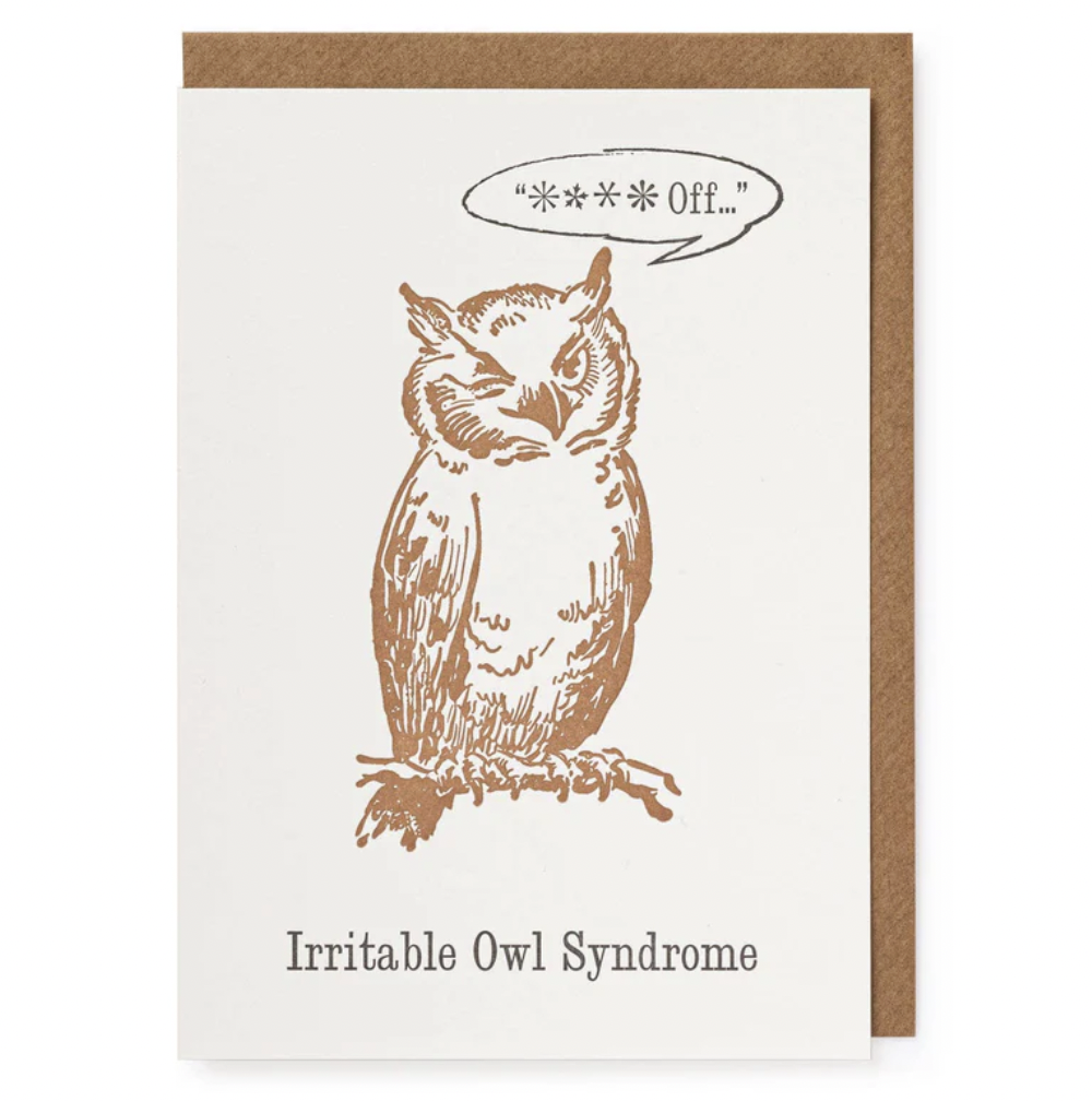 Irritable Owl | Greeting Card