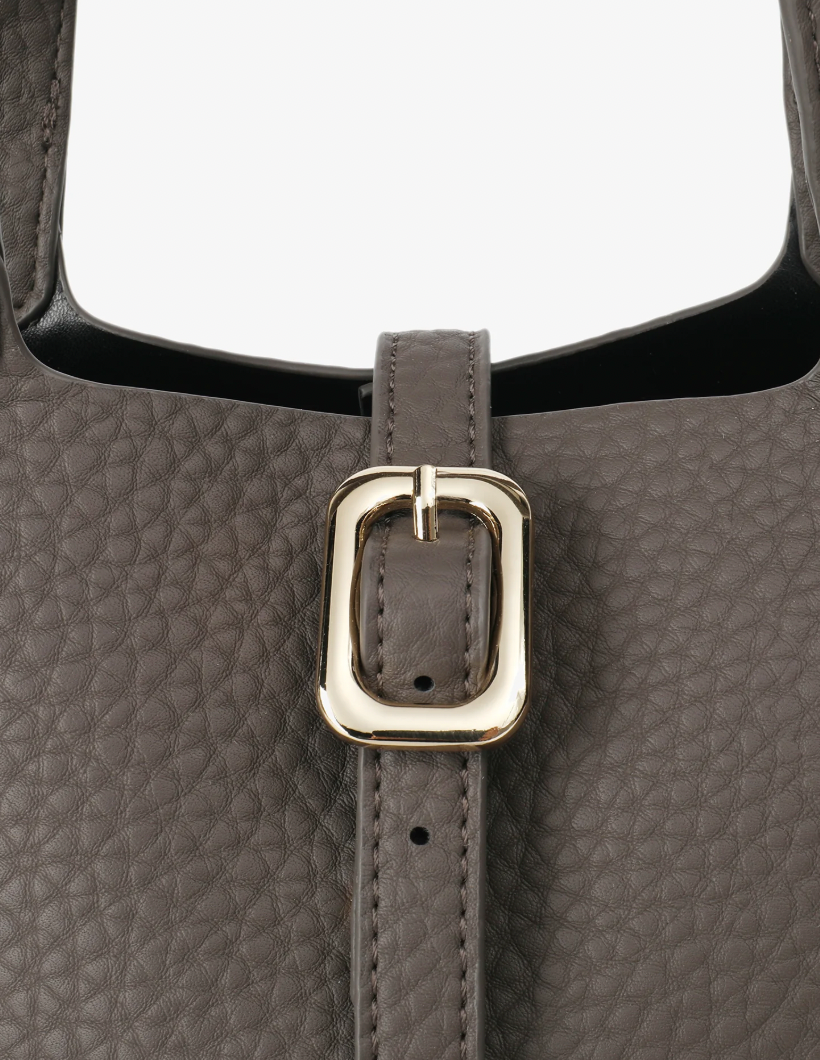 Joya Mini Bucket Bag - Grey