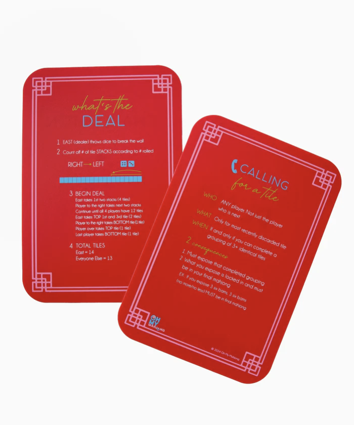 Red Mahjong Tile Shufflers