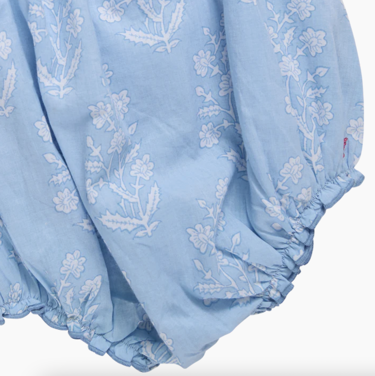 Blue Dewdrop Block Print Harper Bubble