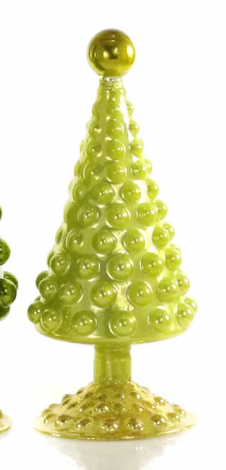 Chartreuse Midcentury Hobnail Tree