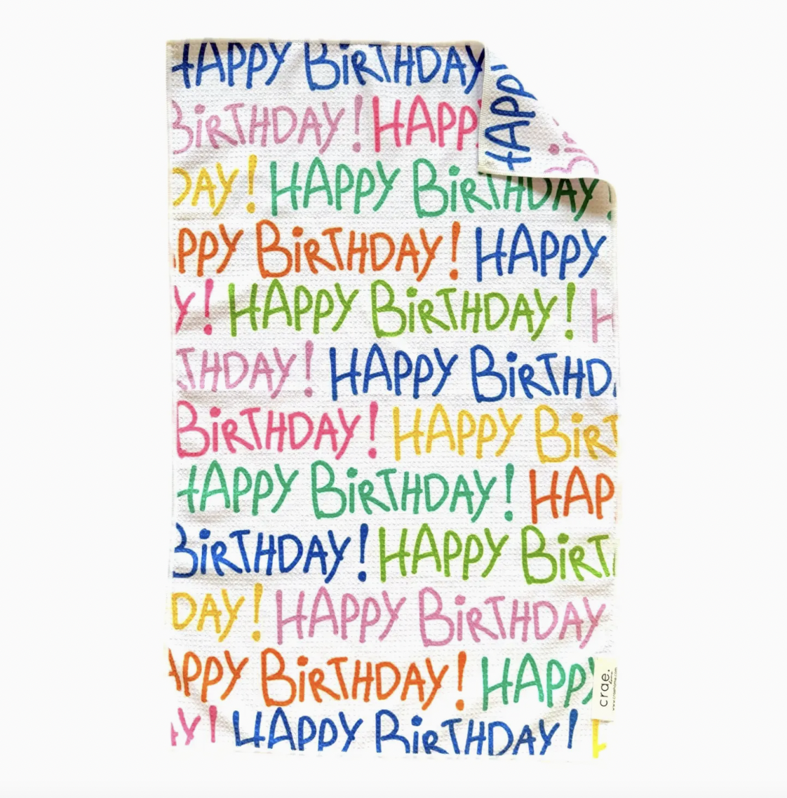 Happy Birthday Tea Towel