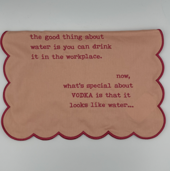 The Good Thing About Water... Scallop Tea Towel