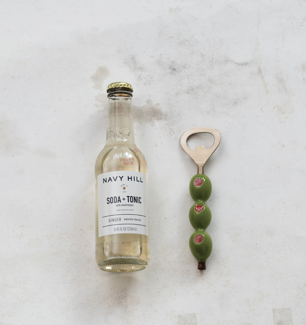 Olive Handled Bottle Opener