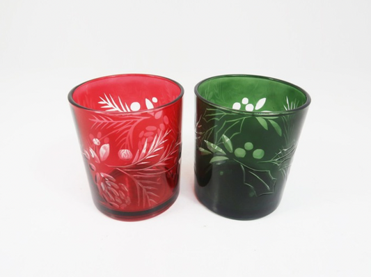 Etched Holiday Tumbler