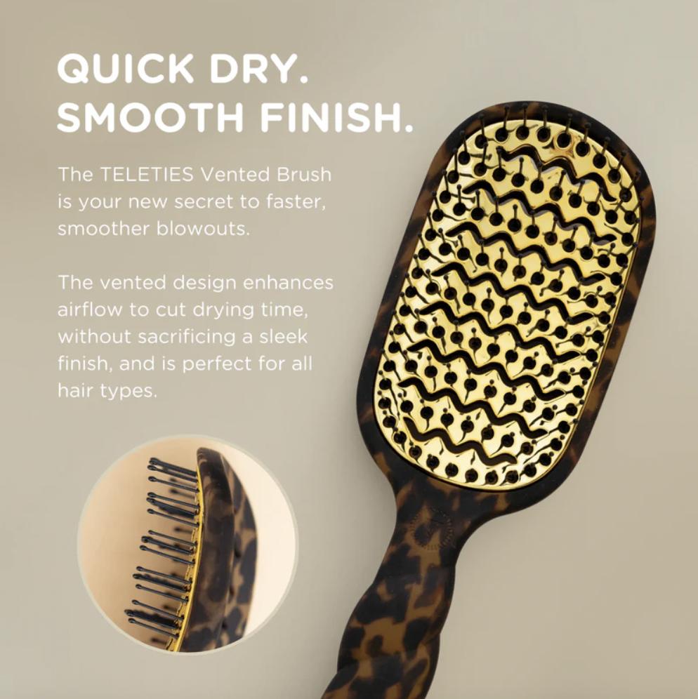 Vented Brush in Tortoise