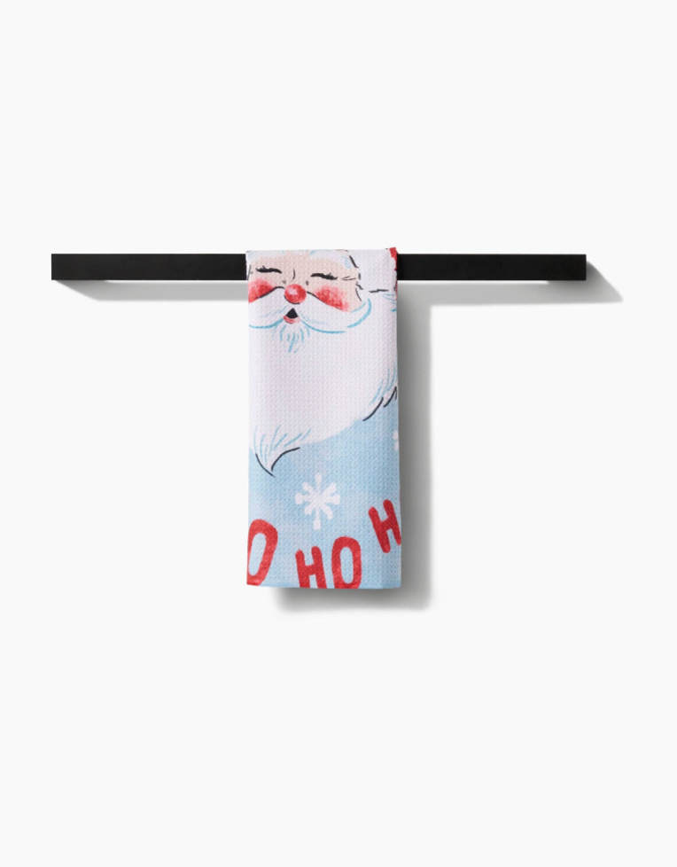 Merry Santa Tea Towel