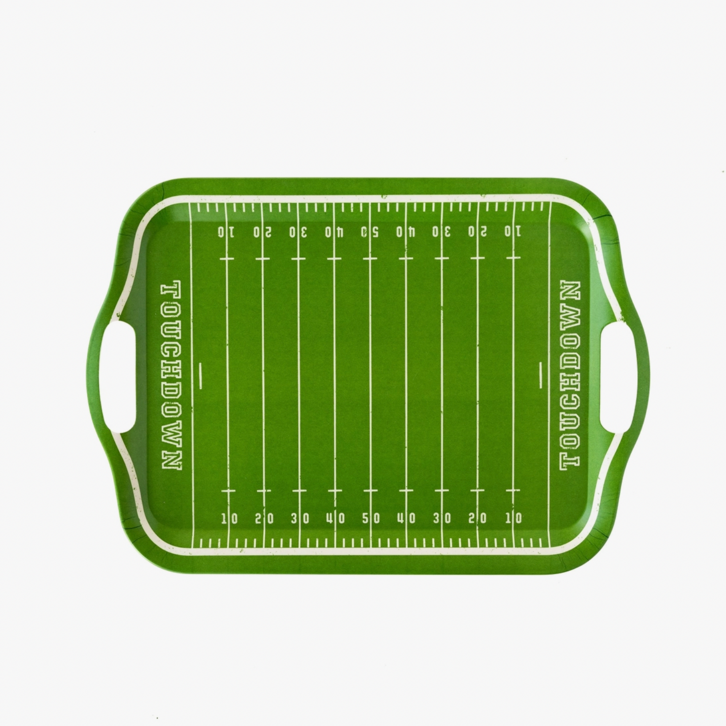 Football Field Bamboo Reusable Tray