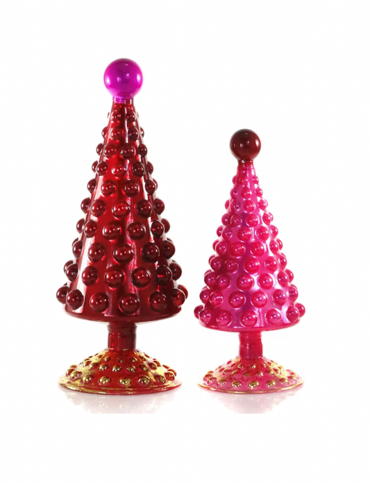 Rouge Mid-Century Hobnail Tree