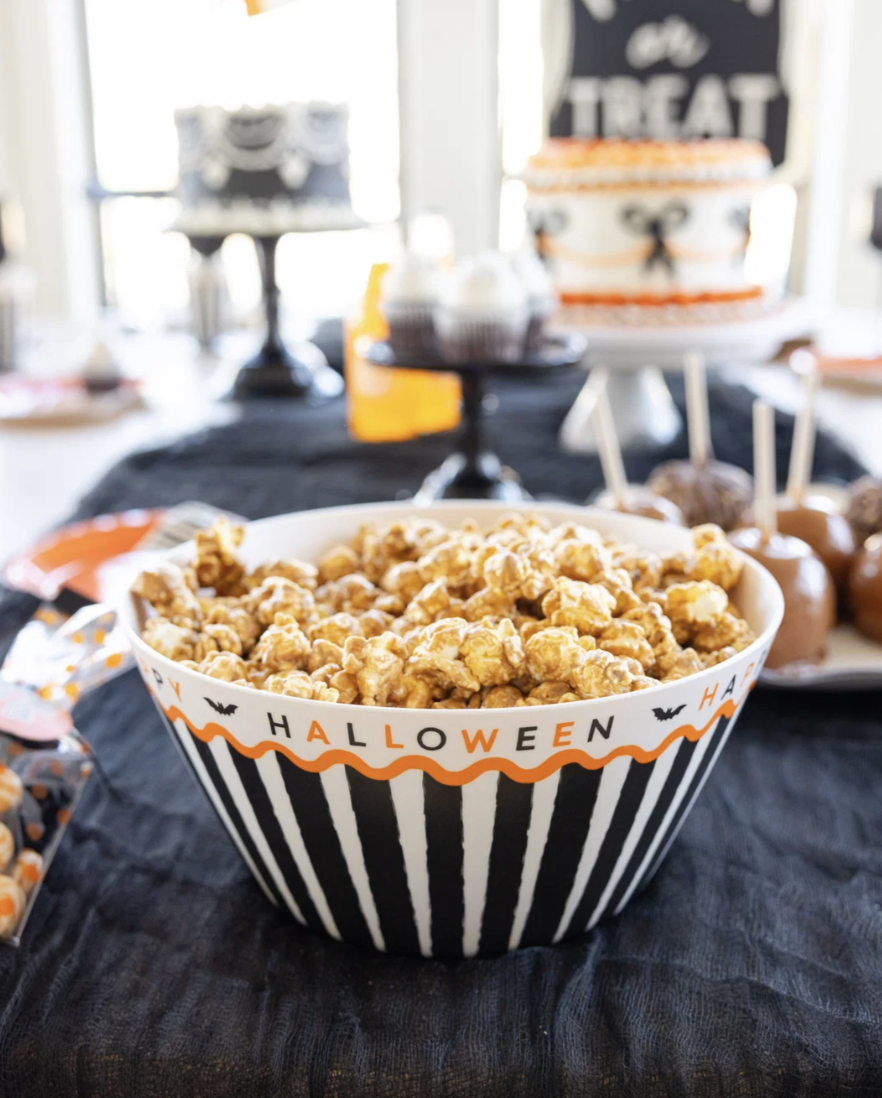 Happy Halloween Bamboo Bowl
