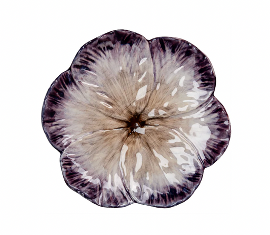 Elisabetta Flower Dessert Plate, Lilac - COMING SOON!