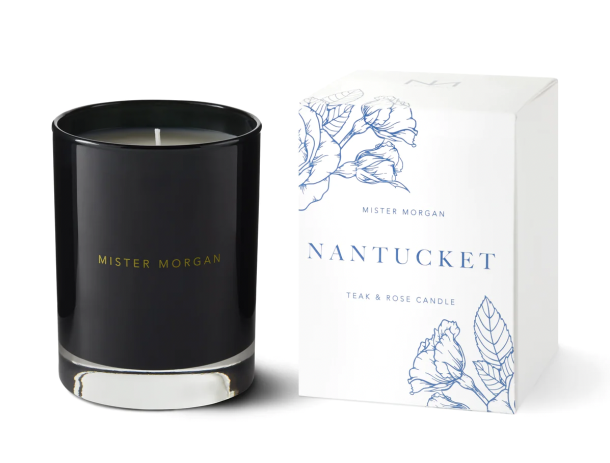Nantucket Teak & Rose Candle