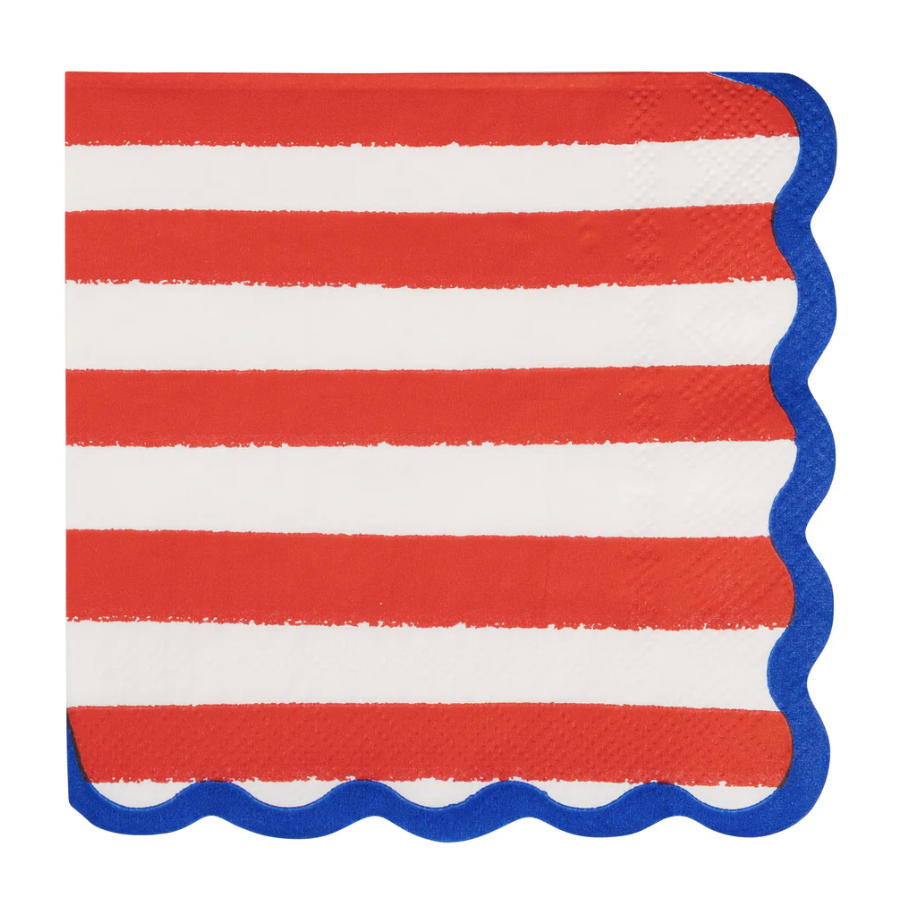 Stars and Stripes Paper Cocktail Napkins