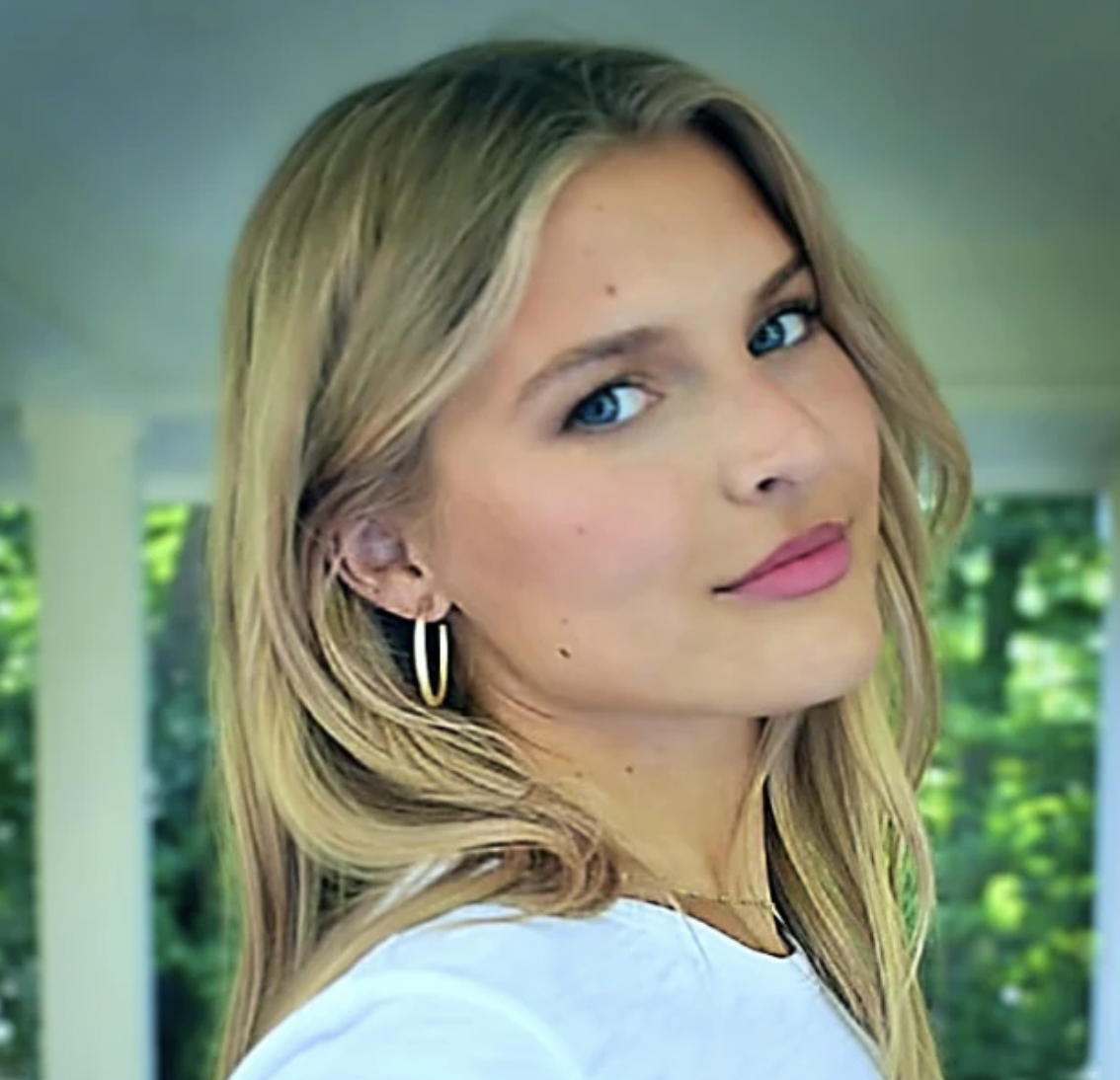 Bali 14k Gold-Filled Patterned Post Hoops