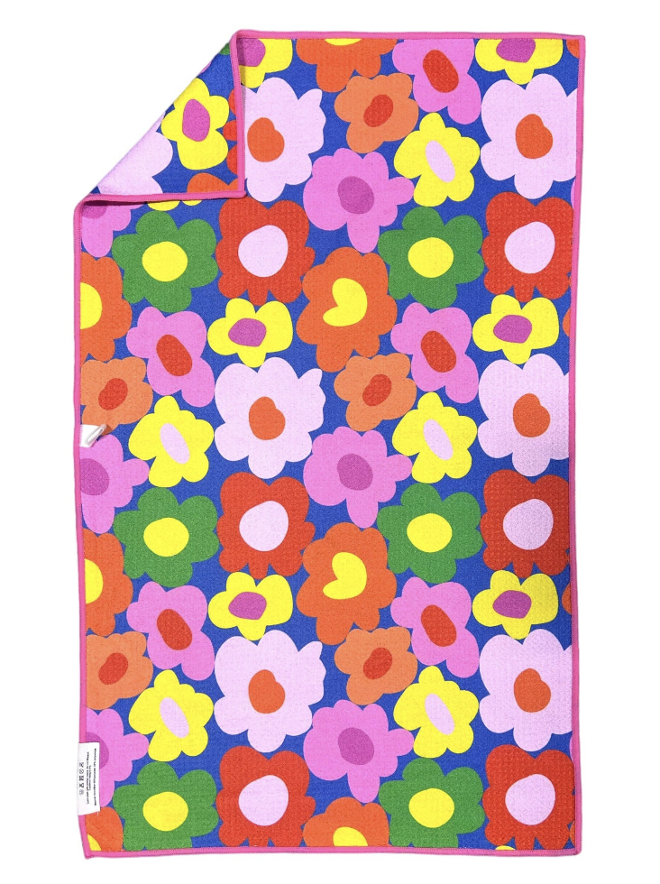 Tootsie Flowers Double Sided Tea Towel