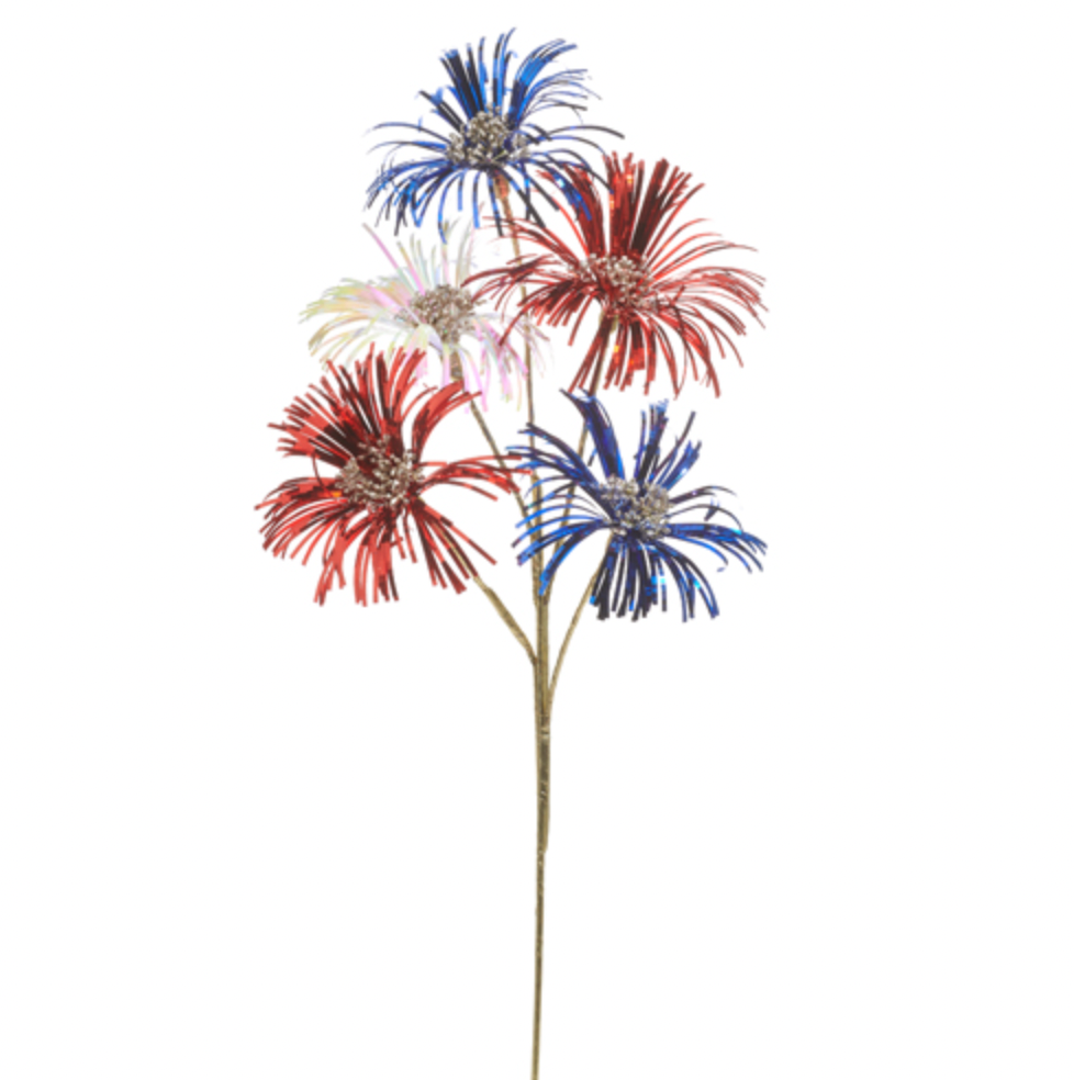 Red, White, & Blue Sparkler Spray