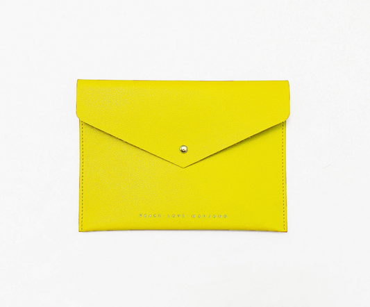 Chartreuse Mahjong Card Clutch