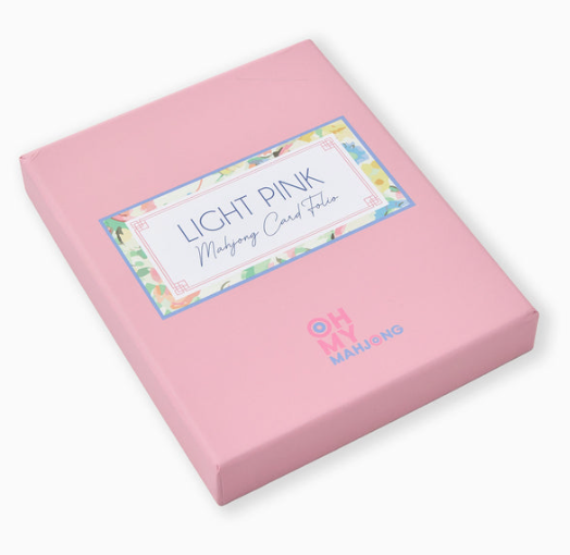 Light Pink Mahjong Card Folio