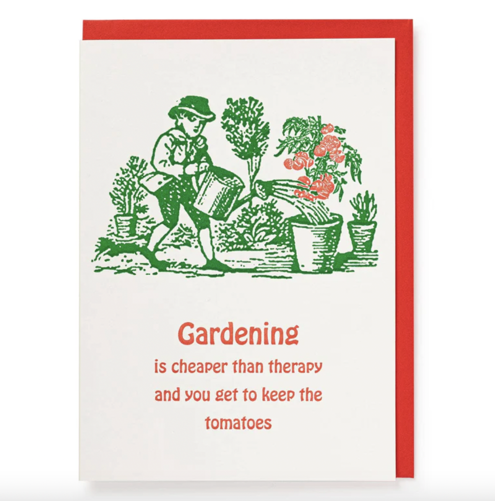 Gardening Therapy | Greeting Card