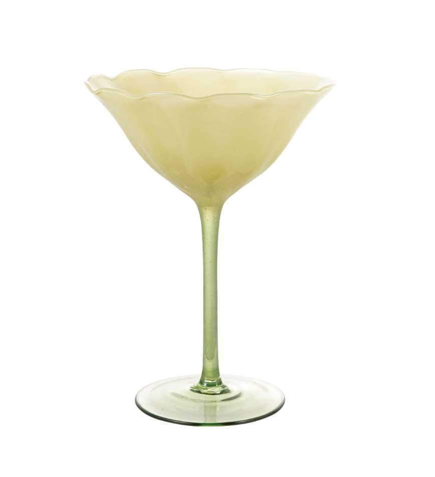 Scalloped Coupe Glass