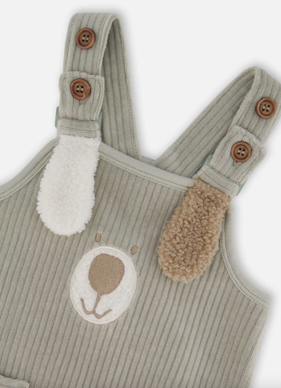 Corduroy Overalls + Onesie Set