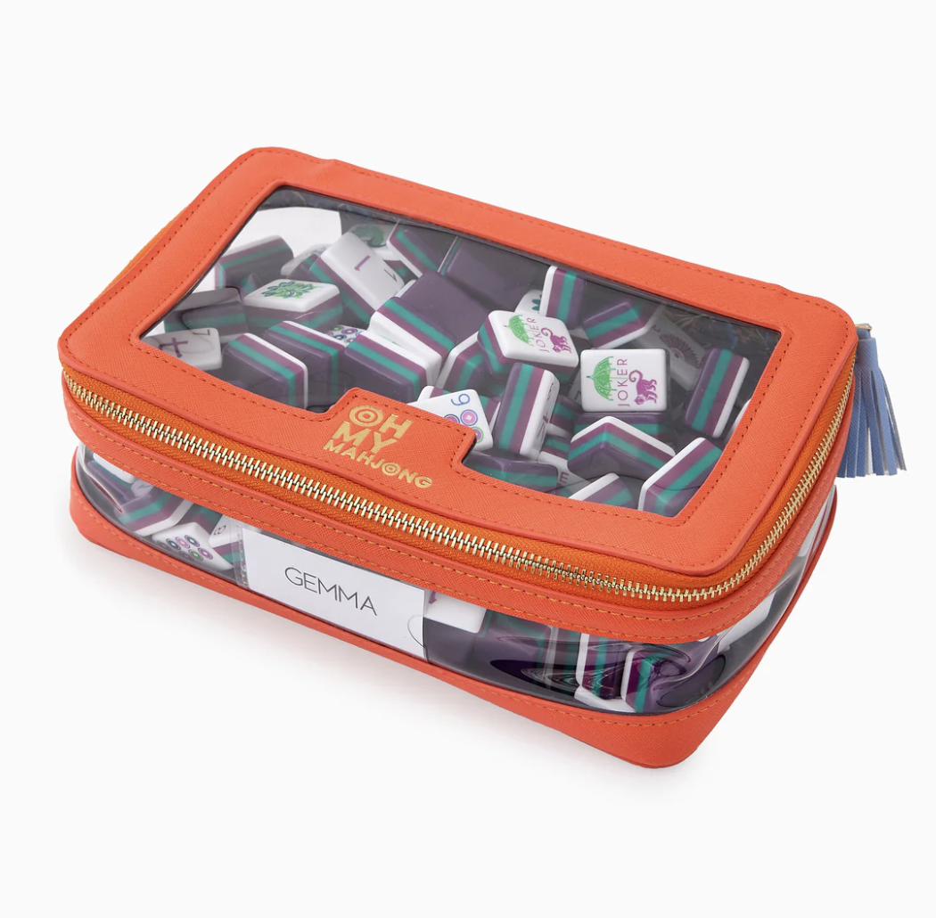 Orange Tile Storage Bag