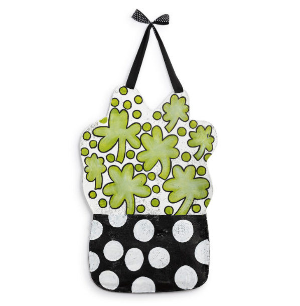 Reversible Daisies & Shamrocks Door Hanger