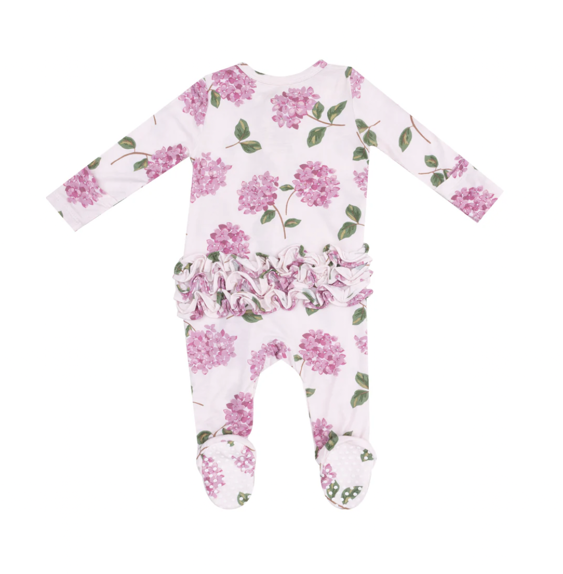 Hydrangeas Ruffle Footie