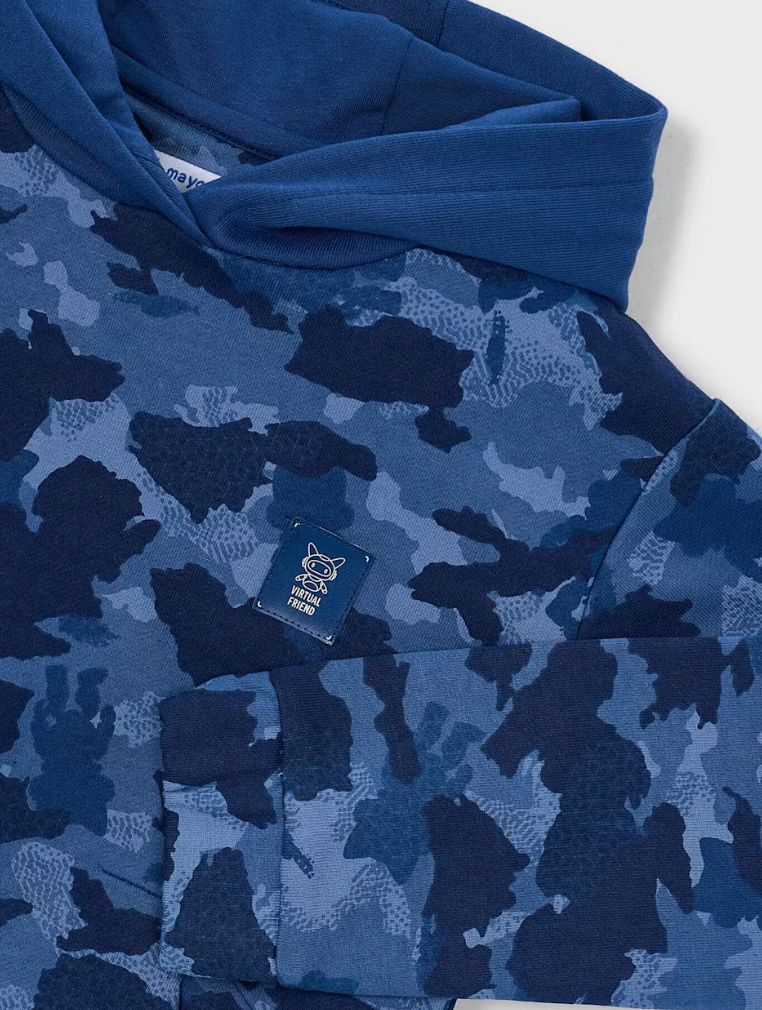 Blue Camo Hoodie