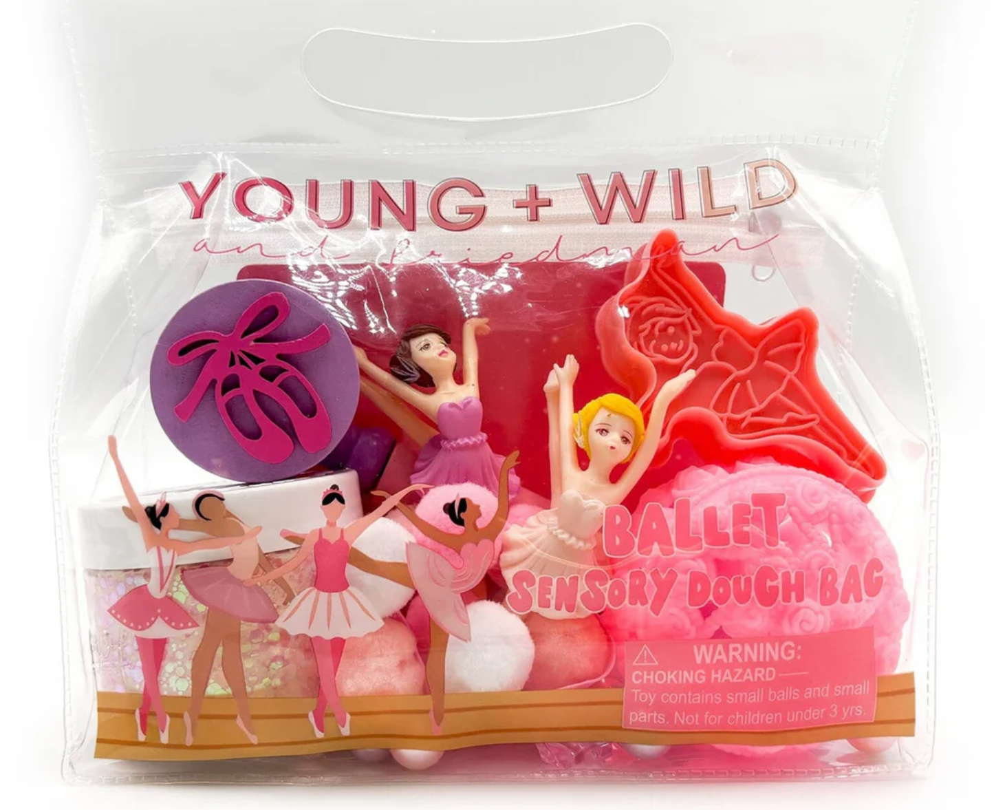 Ballerina Sensory Dough Bag