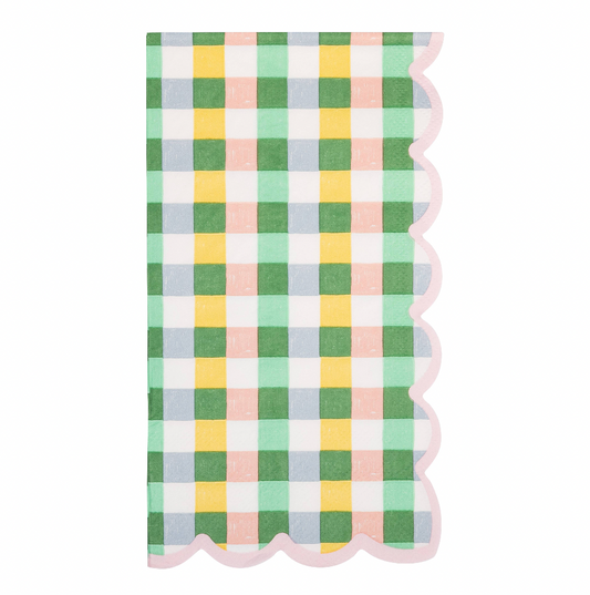 Gingham Guest Napkins
