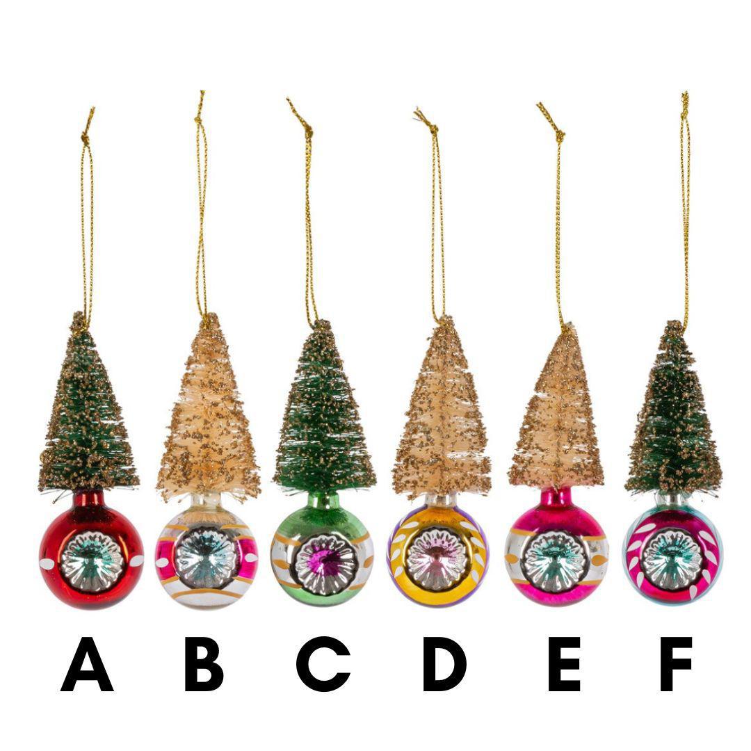 Mini Retro Tree Ornament