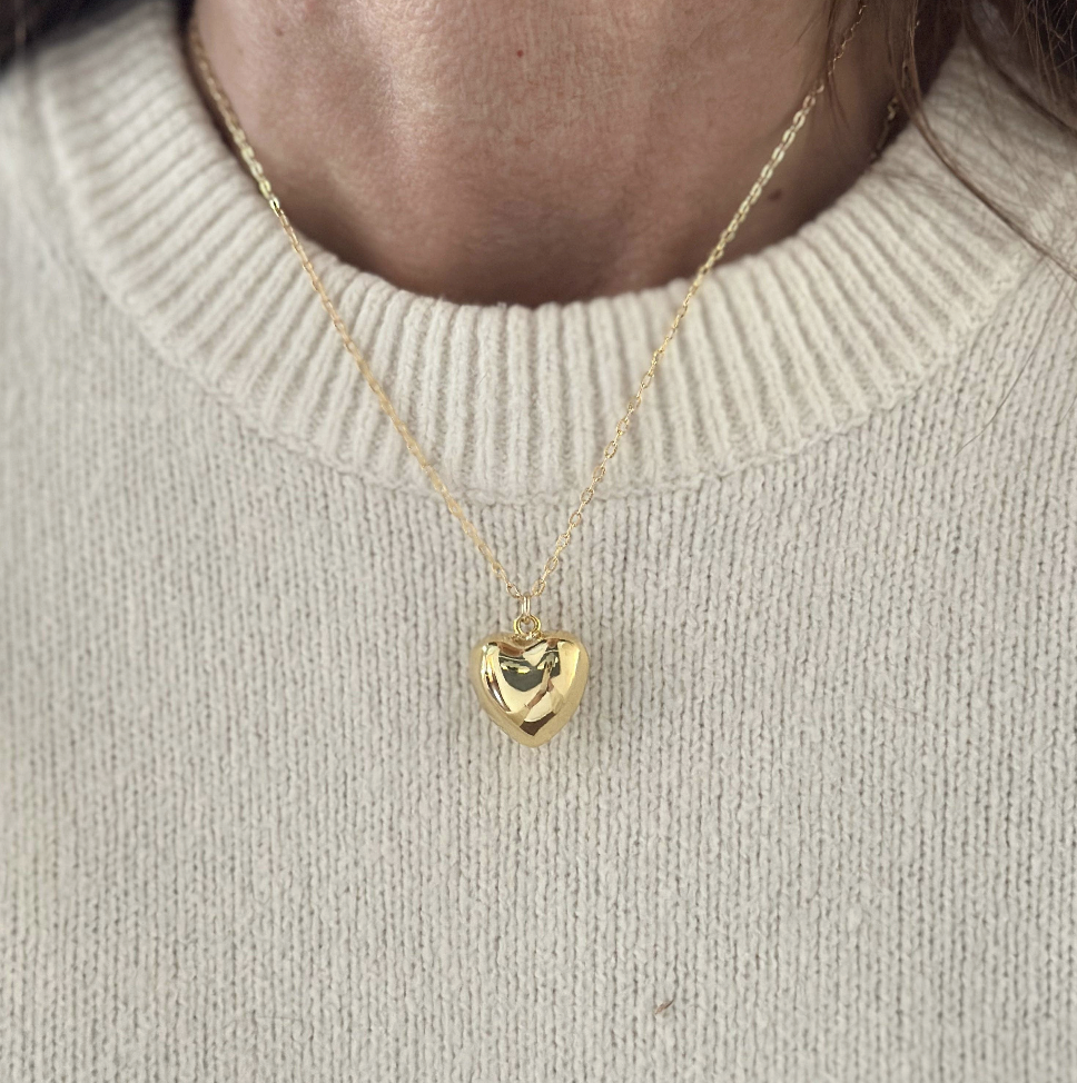 Puffy Heart Necklace