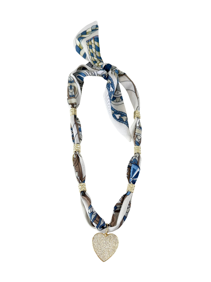 Georgia Scarf Charm Necklace