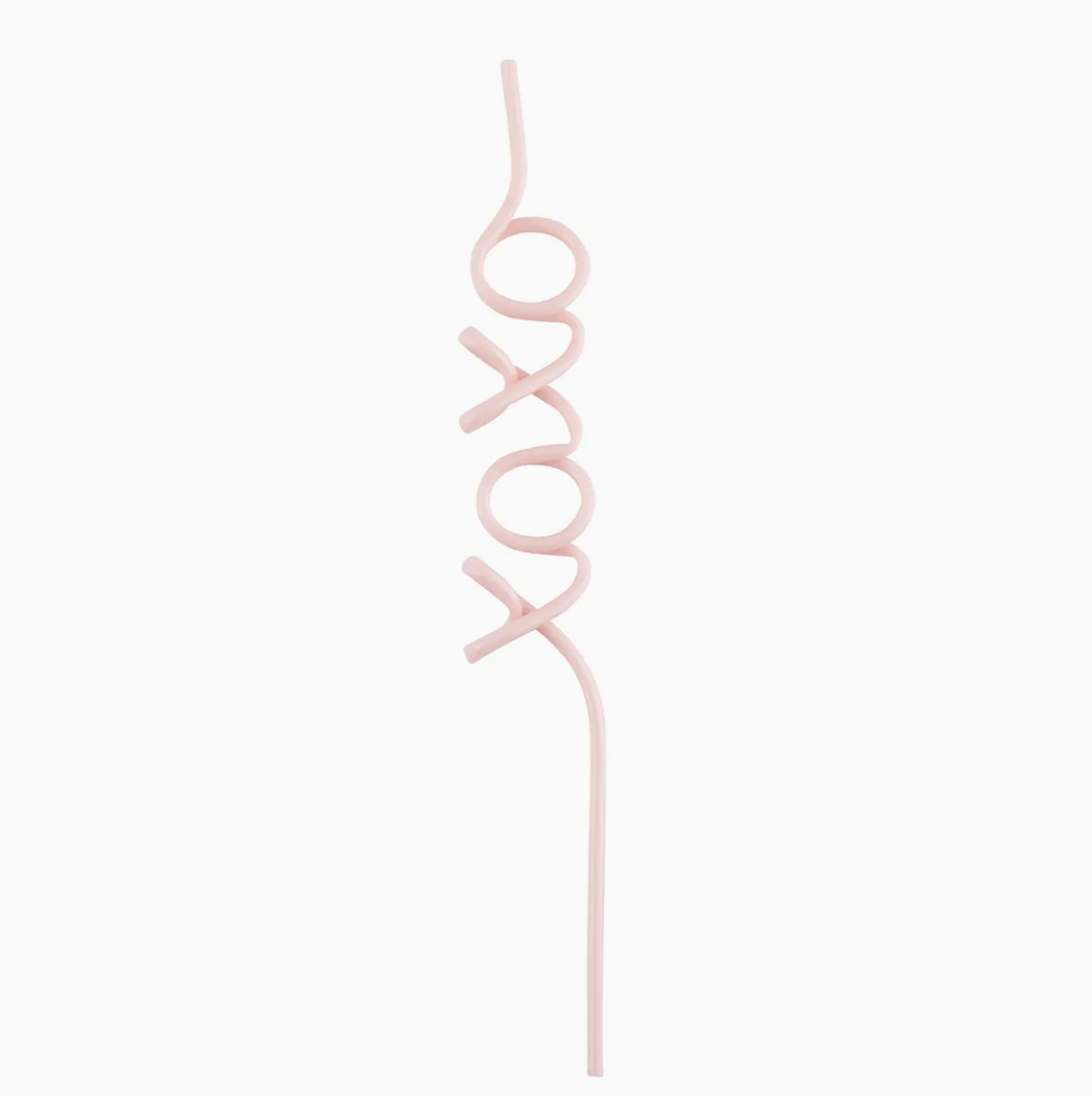 XOXO Word Straw