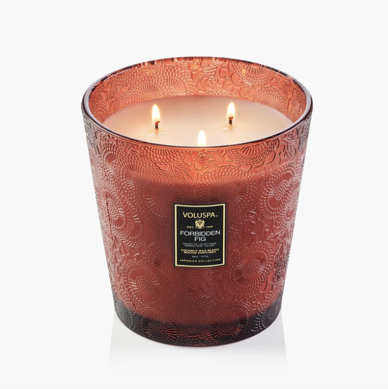 Forbidden Fig 3 Wick Hearth Candle