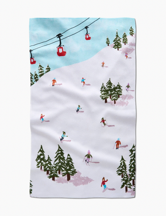 Ski Trip Tea Towel