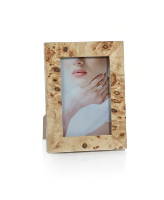 Burlwood Veneer Photo Frame - 4 x 6