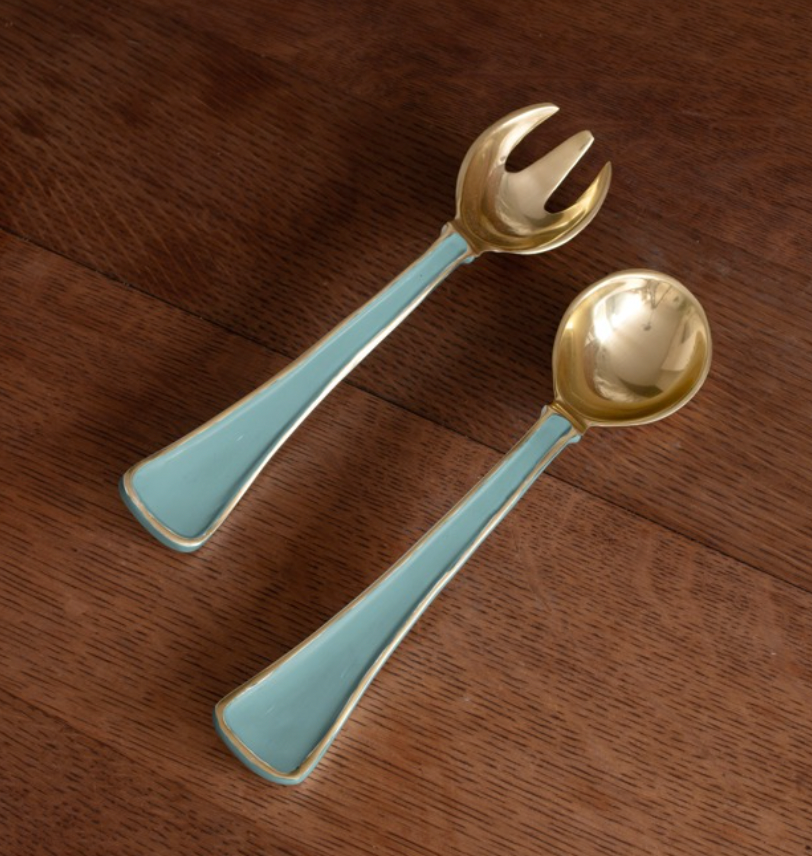 Turquoise ENCANTO Soho Salad Servers