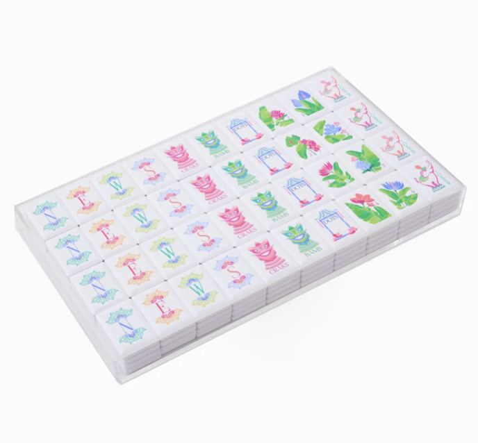 Poppy Mahjong Tile Set