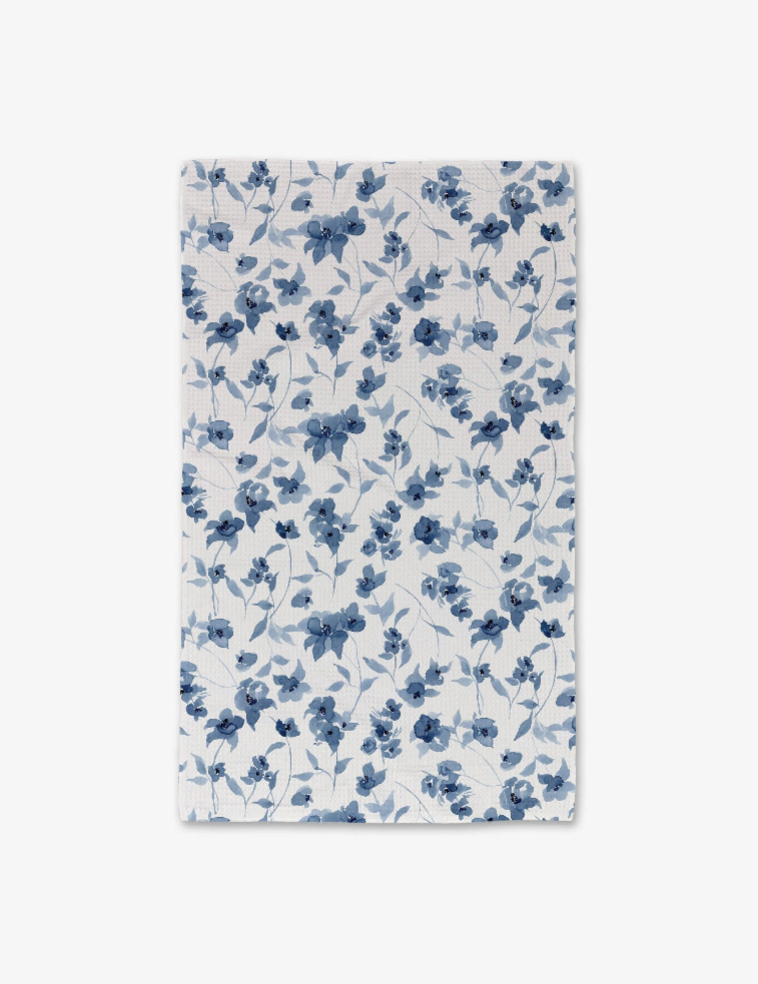 Blue Floral Luxe Tea Towel