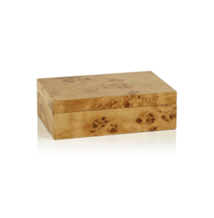 Leiden Burl Wood Design Box