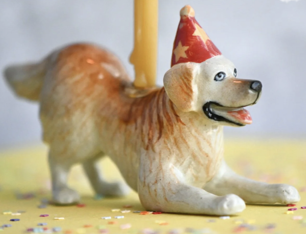 Golden Retriever Cake Topper