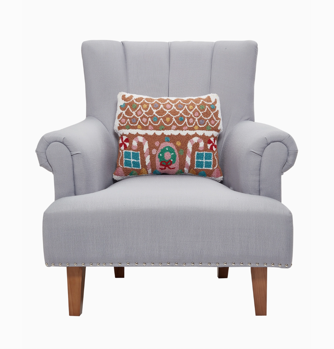 Gingerbread House Hook Pillow